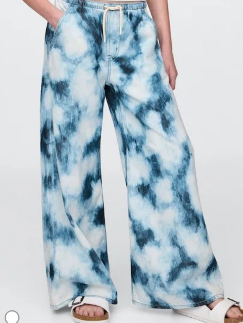 🆕️ Gap Kids Baggy Mid-Rise Tie Dye UltraSoft Denim Size 12